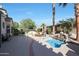 Relaxing backyard with a private pool and spa at 15938 W Summerwalk Dr, Surprise, AZ 85374