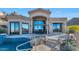 Home with a large pool and patio with mountain views at 24350 N Whispering Ridge Way # 50, Scottsdale, AZ 85255