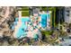 Community pool area with lap pool, playground and expansive deck at 30213 N 124Th Ln, Peoria, AZ 85383