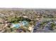 Community pool and surrounding neighborhood view at 30213 N 124Th Ln, Peoria, AZ 85383