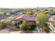 Aerial view of house and backyard, highlighting its location and landscaping at 30213 N 124Th Ln, Peoria, AZ 85383