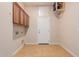 Laundry room with washer/dryer hookups and cabinets at 30213 N 124Th Ln, Peoria, AZ 85383