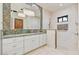 Bathroom with walk-in shower and modern vanity at 30409 N 142Nd St, Scottsdale, AZ 85262