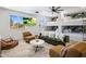 Playful ' room features a bunk bed, tv, and tropical wall decor at 3322 N Valencia Ln, Phoenix, AZ 85018