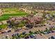 Aerial view of community and clubhouse at 3457 E Virgil Dr, Gilbert, AZ 85298