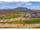Aerial view of golf course and community at 3457 E Virgil Dr, Gilbert, AZ 85298