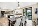 Bright dining area with a wooden table and view of the backyard at 3457 E Virgil Dr, Gilbert, AZ 85298