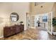 Open entryway with glass french doors leading to an office at 3457 E Virgil Dr, Gilbert, AZ 85298