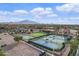 Community tennis courts with surrounding landscape and mountain views at 3457 E Virgil Dr, Gilbert, AZ 85298