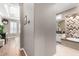 Elegant bathroom with a soaking tub and double vanity at 36709 N Stoneware Dr, San Tan Valley, AZ 85140