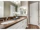 Double vanity bathroom with modern fixtures and ample counter space at 36709 N Stoneware Dr, San Tan Valley, AZ 85140