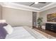 Bright bedroom with hardwood floors and large windows at 36709 N Stoneware Dr, San Tan Valley, AZ 85140