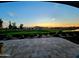 Stunning sunset view from the patio at 36709 N Stoneware Dr, San Tan Valley, AZ 85140