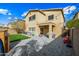 Home's backyard, featuring a patio and artificial grass at 3743 W Wayne Ln, Anthem, AZ 85086