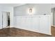 Laundry room with modern washer and dryer, and built-in shelving at 3743 W Wayne Ln, Anthem, AZ 85086