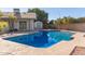 Relaxing backyard pool with ample patio space at 4638 E Encanto St, Mesa, AZ 85205