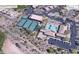 Aerial view of community pool, tennis courts, and clubhouse at 5418 S Emerald Desert Dr, Gold Canyon, AZ 85118