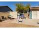 Backyard patio with shed and storage solutions at 6433 W Cortez St, Glendale, AZ 85304