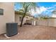 Side yard with AC unit and gravel at 9655 N 130Th St, Scottsdale, AZ 85259