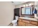 Charming bathroom with granite vanity and updated fixtures at 10101 N 91St Ave # 81, Peoria, AZ 85345