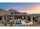 Modern home with large pool and stunning mountain backdrop at 11952 E Casitas Del Rio Dr, Scottsdale, AZ 85255