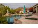 Beautiful pool and patio area with landscaping at 12026 N 138Th St, Scottsdale, AZ 85259