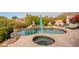 Relaxing pool and spa with outdoor seating at 12026 N 138Th St, Scottsdale, AZ 85259