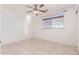 Well-lit bedroom with large window and ceiling fan at 1220 W Gail Ct, Chandler, AZ 85224