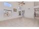 Spacious living room with high ceilings and tile floors at 1220 W Gail Ct, Chandler, AZ 85224