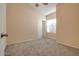 Bedroom featuring neutral walls, carpet flooring and a window with blinds at 1354 E Brentrup Dr, Tempe, AZ 85283