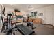 Home gym with various exercise equipment at 17022 E Player Ct, Fountain Hills, AZ 85268