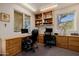 Large home office with two work stations at 17022 E Player Ct, Fountain Hills, AZ 85268