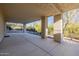 Covered patio with scenic desert views at 17022 E Player Ct, Fountain Hills, AZ 85268