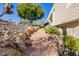 Stone steps leading up to the house entrance at 17022 E Player Ct, Fountain Hills, AZ 85268