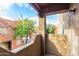 Private balcony with treetop and building views at 1718 W Colter St # 193, Phoenix, AZ 85015