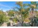 Landscaped backyard view from above at 19550 N Grayhawk Dr # 1107, Scottsdale, AZ 85255