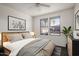 Serene bedroom with a king-size bed, modern decor, and a relaxing ambiance at 19777 N 76Th St # 2292, Scottsdale, AZ 85255