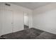 Simple bedroom with grey carpet and mirrored closet at 19777 N 76Th St # 2292, Scottsdale, AZ 85255