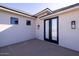 Private deck with french doors and exterior lighting at 20684 E Natalie Way, Queen Creek, AZ 85142