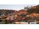 Aerial view of the house nestled in a mountainside setting at 2235 E Vista Ave, Phoenix, AZ 85020