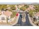 Aerial view of Los Portones community, showing homes, pool, and landscaping at 23570 N 75Th N St, Scottsdale, AZ 85255