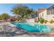 Inviting community pool with surrounding lounge chairs at 23570 N 75Th N St, Scottsdale, AZ 85255