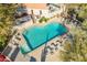 Arial view of community pool, spa, and surrounding lounge chairs at 23570 N 75Th N St, Scottsdale, AZ 85255