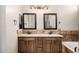 Elegant bathroom with double vanity and tile flooring at 24029 N 76Th Pl, Scottsdale, AZ 85255