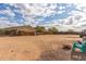 Large dirt and gravel backyard area at 313 W Saddle Mountain Rd, Phoenix, AZ 85086