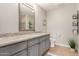 Clean bathroom with single sink and updated vanity at 313 W Saddle Mountain Rd, Phoenix, AZ 85086