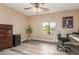 Charming bedroom with a dresser and home office setup at 313 W Saddle Mountain Rd, Phoenix, AZ 85086