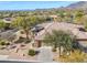 Single story home with tile roof, driveway and landscaping at 33108 N 72Nd Way, Scottsdale, AZ 85266