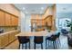 L-shaped kitchen with island and stainless steel appliances at 33108 N 72Nd Way, Scottsdale, AZ 85266