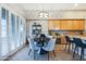 Kitchen breakfast nook with wood cabinets and tile floor at 33108 N 72Nd Way, Scottsdale, AZ 85266